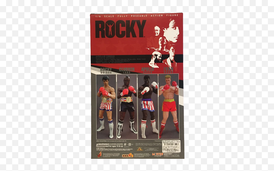 Rocky Apollo Creed 12 Figure Hot Toys Rare 16 Toy Mms36 - Rocky Balboa Png,Rocky Balboa Png