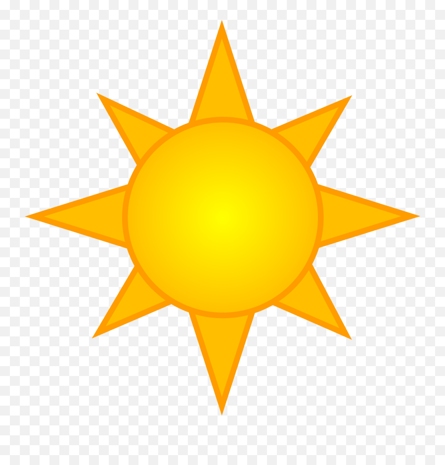 Yellow Sun Person Logo - Transparent Background Sun Clipart Png,Restaurant Logo With A Sun