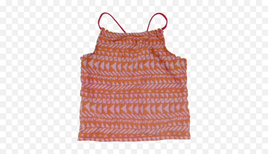 Details About Old Navy Girls Large Tankini Top Orange 002z - Sleeveless Png,Old Navy Logo Png