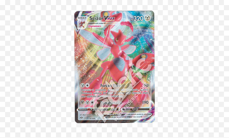 119 - 189 Scizor Vmax It Mint Fictional Character Png,Scizor Png