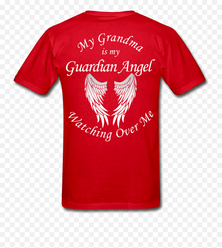 Grandma Guardian Angel Gildan Ultra Cotton Adult T - Shirt Short Sleeve Png,Michelob Ultra Logo