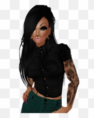 Captured Inside Imvu - Midriff Png,Imvu Logo