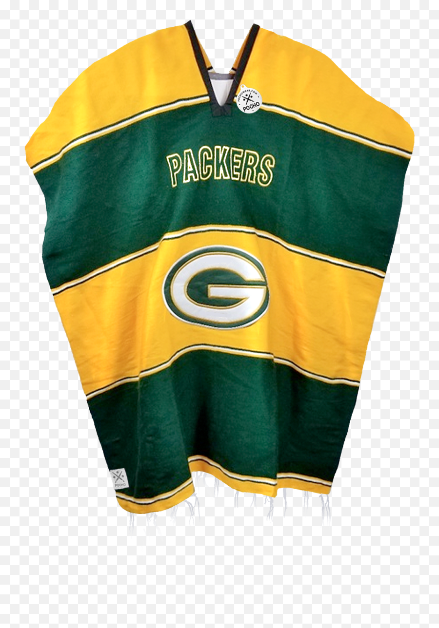 Green Bay Packers Gaban - Blanket Poncho Sarape Pancho Packers Poncho Png,Green Bay Packers Logo Png