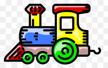 Toy - Locomotive Lineart Png,Toy Train Png