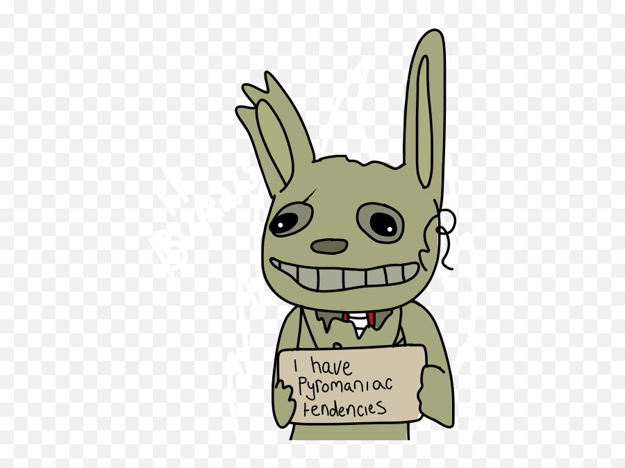 His Name Is Springtrap Clickerpizza Transparent - Fictional Character Png,Fnaf Transparent