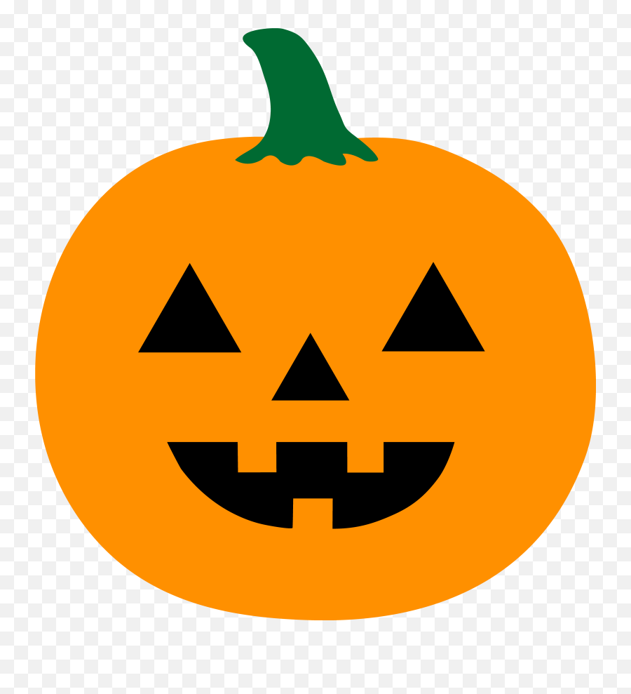 Simple Jack O Lantern Drawing Clipart - Halloween Transparent Background Pumpkin Clipart Png,Pumpkins Icon