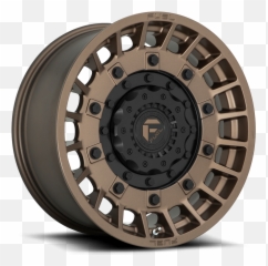20x10 Fuel Off - Road Militia Bronze w Matte Black D725 Brinze Wheels png