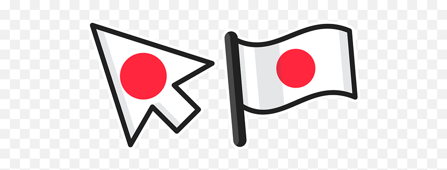 Japan Flag U2013 Custom Cursor Browser Extension - Selection Arrow Tool Icon Png,Japan Flag Png