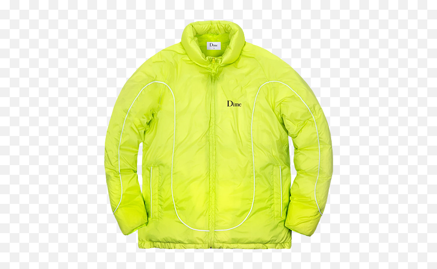 Dime Court Puffer Jacket Neon - Arrow U0026 Beast Hoodie Png,Dime Png