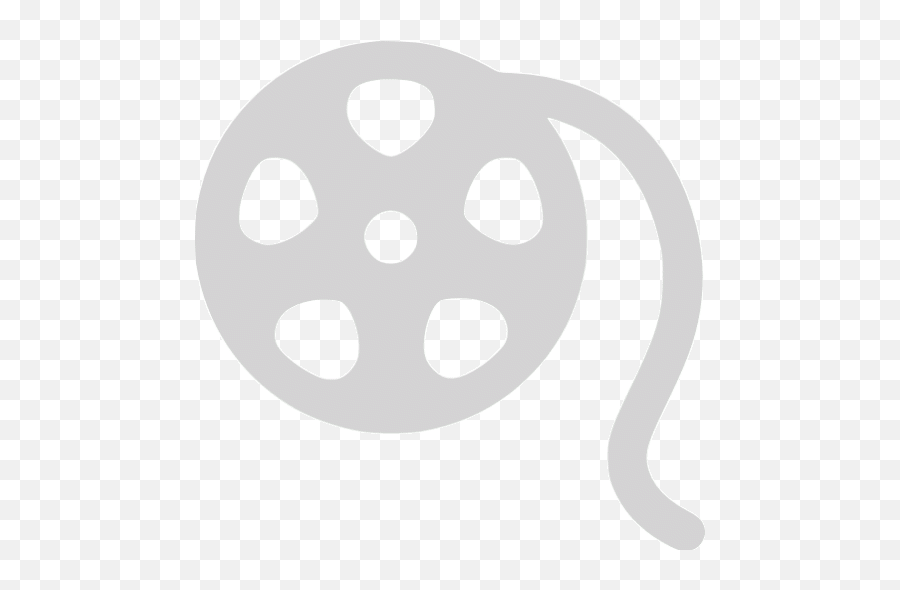 Light Gray Film Reel Icon - White Movie Reel Png,Reel To Reel Icon