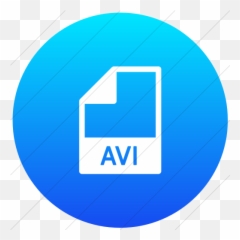 Flat Circle White - Vertical Png,Avi Icon
