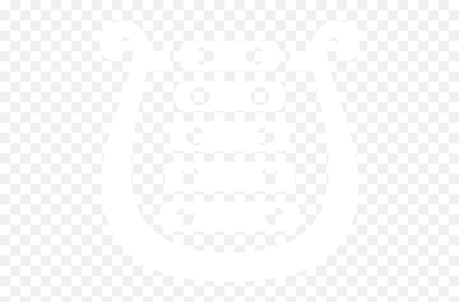 White Bell Lyre Icon - Lyre Png,Lyre Icon