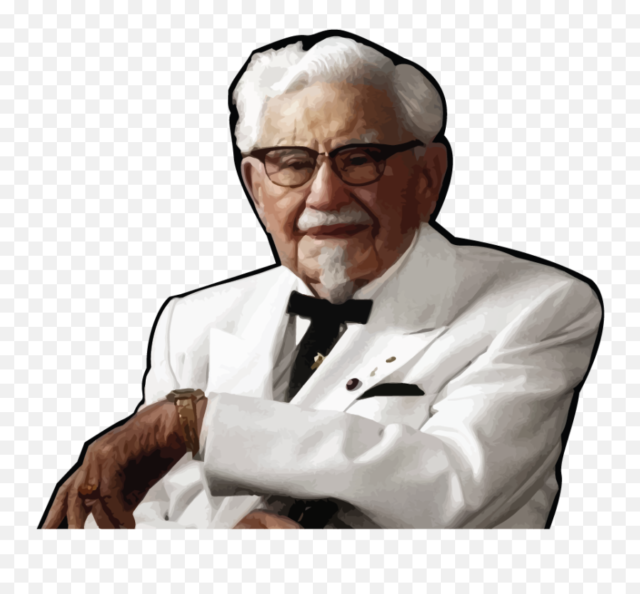 Fast Food History - Kfc Colonel Sanders Png,Kfc Colonel Icon