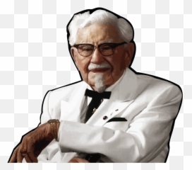 Fast Food History - Kfc Colonel Sanders png