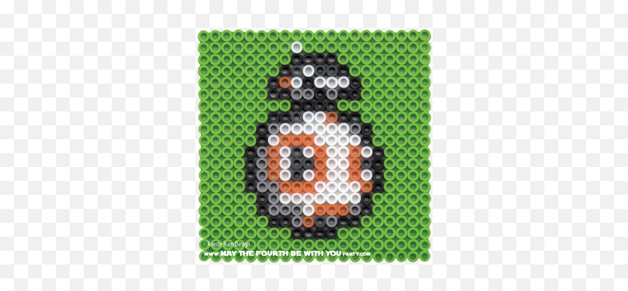 Bb - 8 Perler Pattern We Add New Patterns To Our Blog Perler Bead Ahsoka Png,Bb8 Png