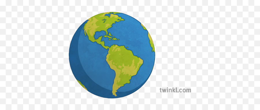 Planet Earth Illustration - Twinkl Earth Png,Earth Png