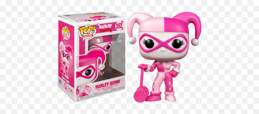 Batman - Imperial Palace Harley Quinn 376 Pop Vinyl Breast Cancer Awareness Funko Pop Png,Dc Icon Harley Statue