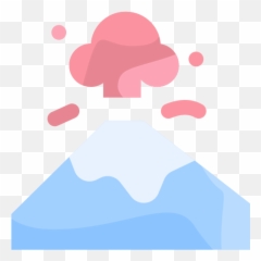 Volcano - Free nature icons Dot png