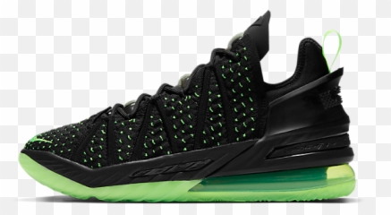 Lebron 18 Cq9283 - 005 Fitforhealth Lebron Electric Green png