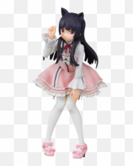 Download Kuroneko 16 Scale Figure - Cute Anime Figures Ruri Gokou png