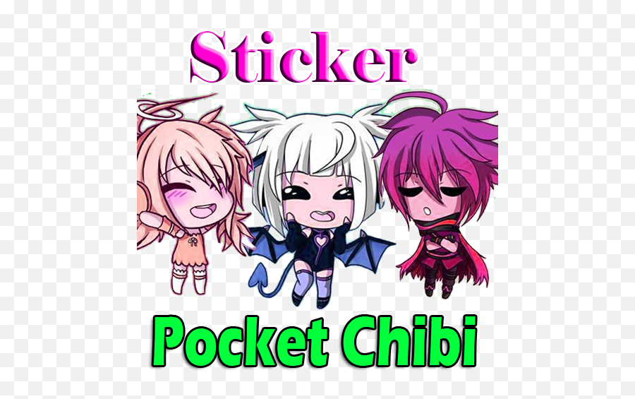 Sticker Anime Pocket Chibi Wastickersapp Apk Sexy Pocket Chibi Png Anime Meme Icon