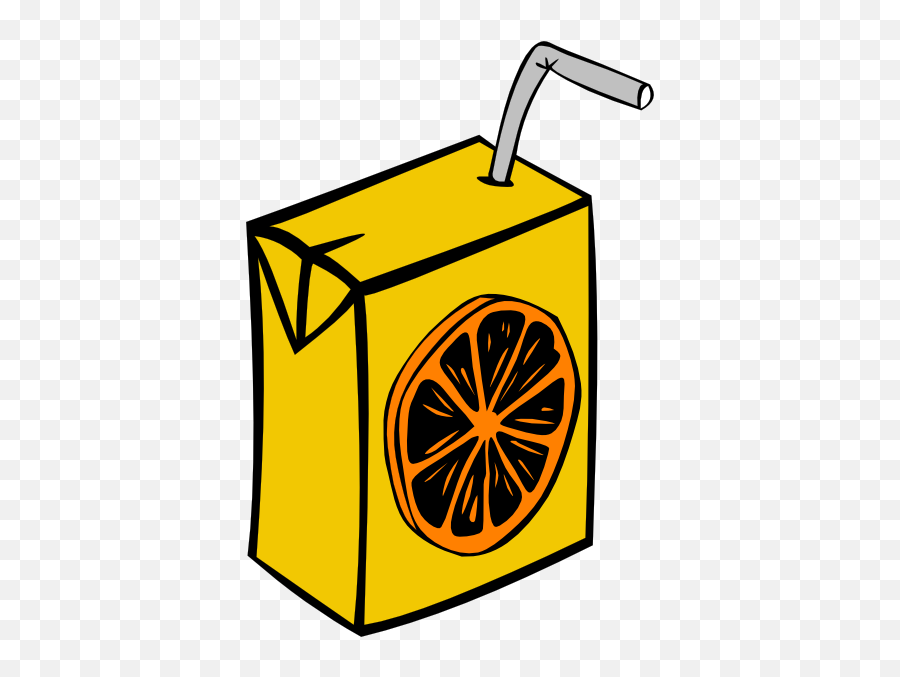 Juicebox Png 1 Image - Cartoon Orange Juice Box,Juice Box Png