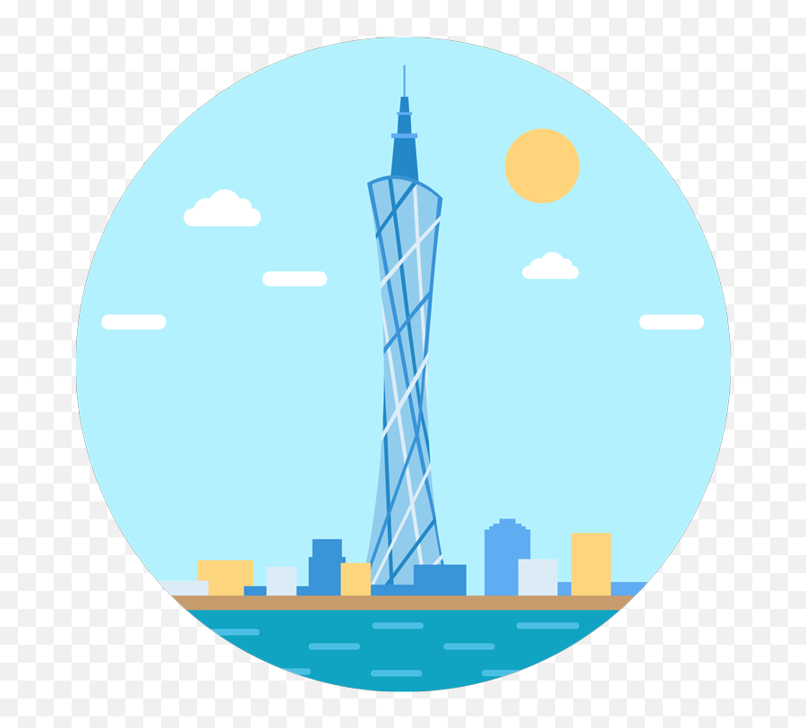 Shamian Island Chimelong Oriental Express Guangzhou - Vertical Png,Bloglovin Icon Vector