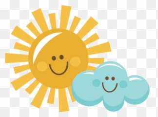 Sun And Clouds Clipart Png Image