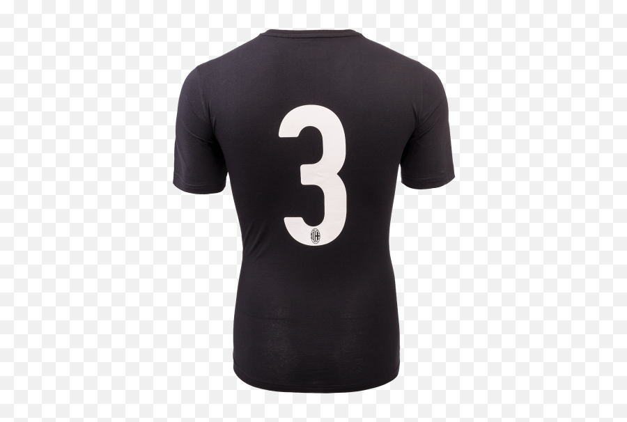 Milan Supporter T - Shirt Number 3 Acmilanstoreasiacom Active Shirt Png,Number 3 Png
