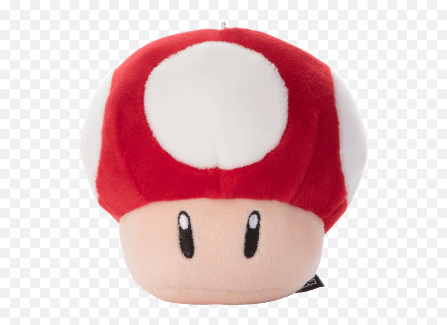 Nintendo - Mario Kart Mushroom Clipon Plush Mario Kart Mushroom Plush Transparent Png,Luigi Plush Png