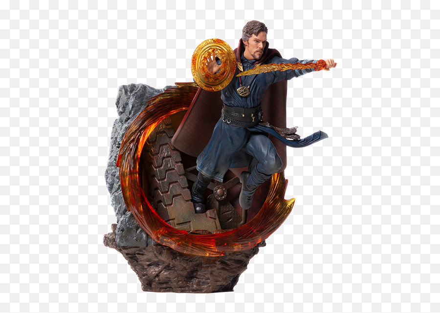 Marvel Doctor Strange Statue By Iron Studios - Doctor Strange Iron Studios Png,Doctor Strange Portal Png