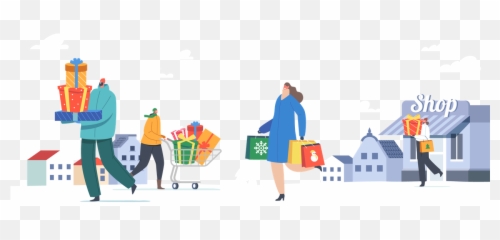 Christmas Gifts In Bags Illustrations Images U0026 Vectors Png