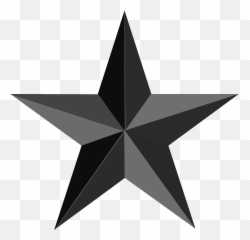 Black Star - Clipart Black Stars Png,Black Star Png
