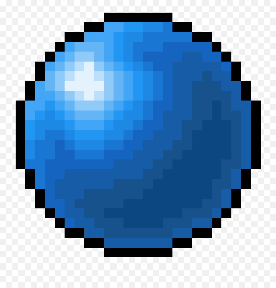 Download Hd Esfera Azul - Pixel Art Deadpool Logo Planet Pixel Art Png,Deadpool Logo Transparent