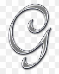 Letter G Free Png Image - Cursive Fancy