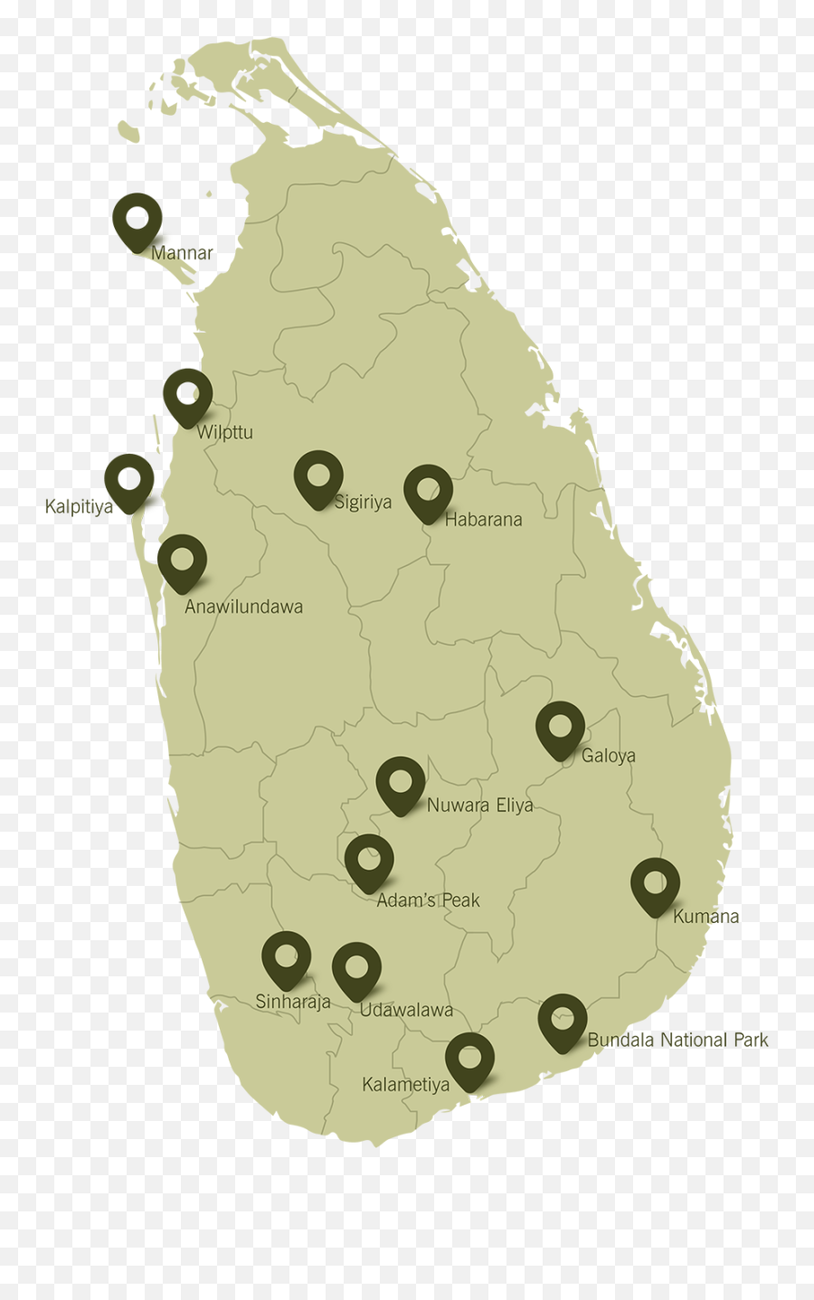 Bird Watching Tours In Sri Lanka - Vote Map Sri Lanka 2019 Png,Tree Plan View Png