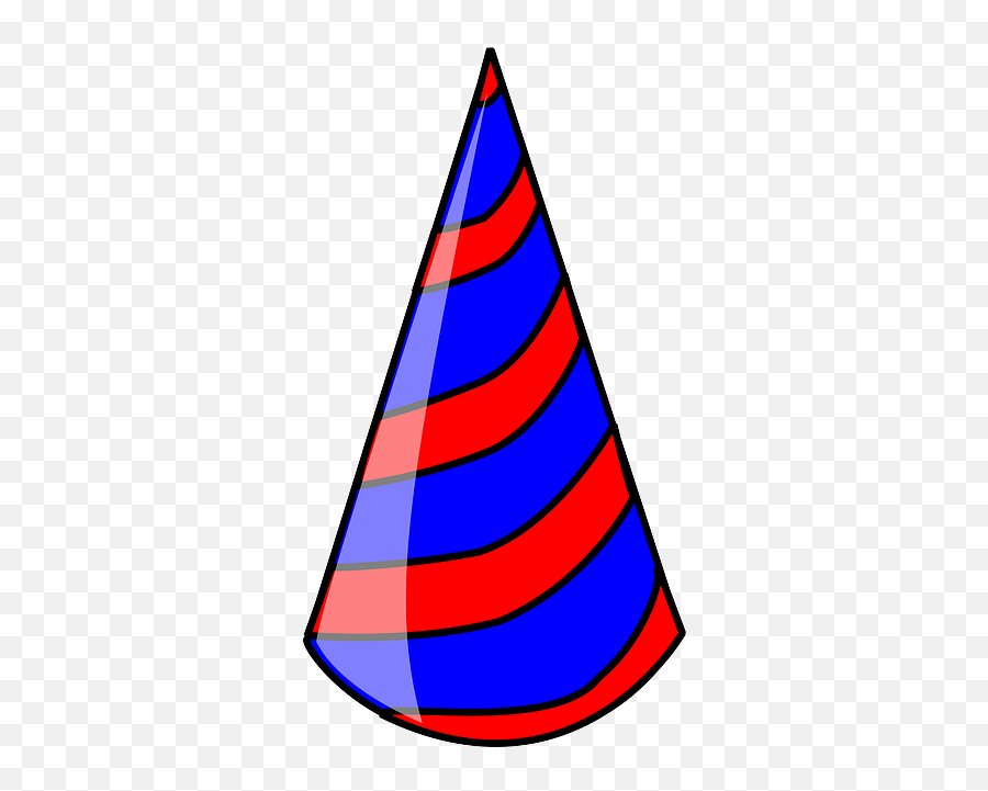 Party Birthday Hat Png - Party Hat 3d Shape,Party Hat Transparent Background