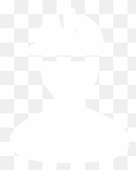 White Worker Icon - Png