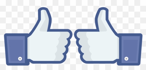 Thumbs Up Facebook Logo Png Transparent Thumbsup - Like