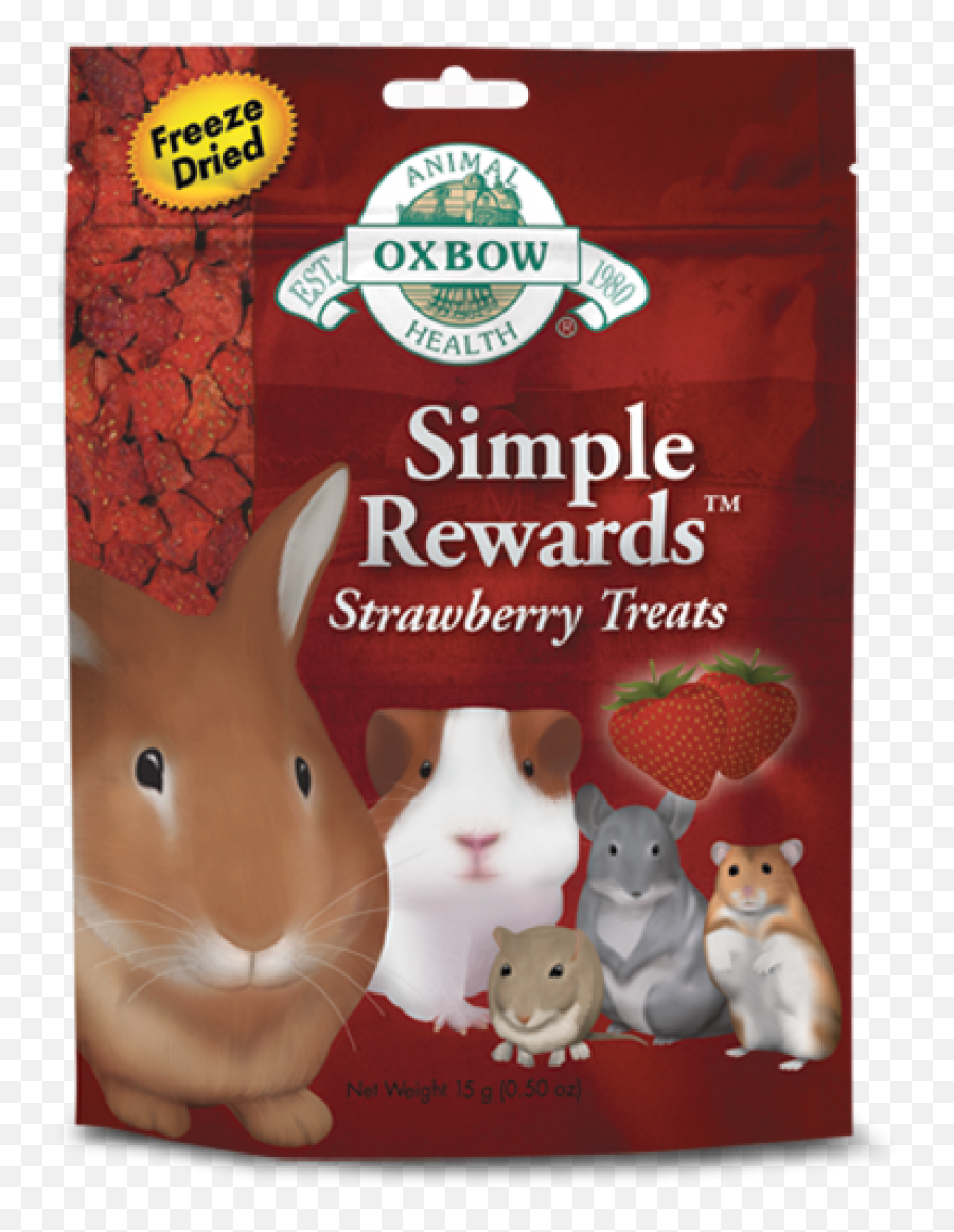 Oxbow Simple Rewards - Strawberry Treats 05oz Chinchilla Png,Chinchilla Png