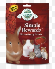 Oxbow Simple Rewards - Strawberry Treats 05oz Chinchilla Png,Chinchilla Png