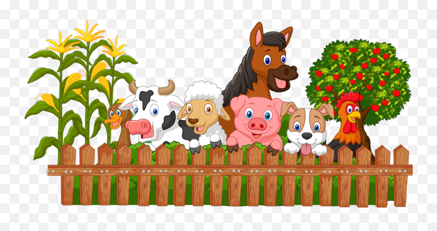 Granja Png - La Granja Png Farm Animals Cartoon Round Farm Animals Cartoon Png,Farm Png