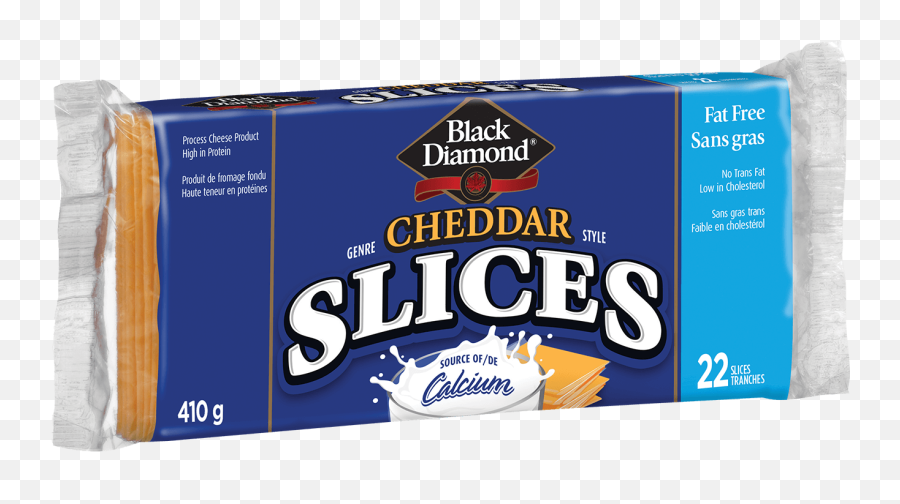 Discover Our Fat Free Cheddar Black Diamond - Baked Goods Png,Cheese Slice Png