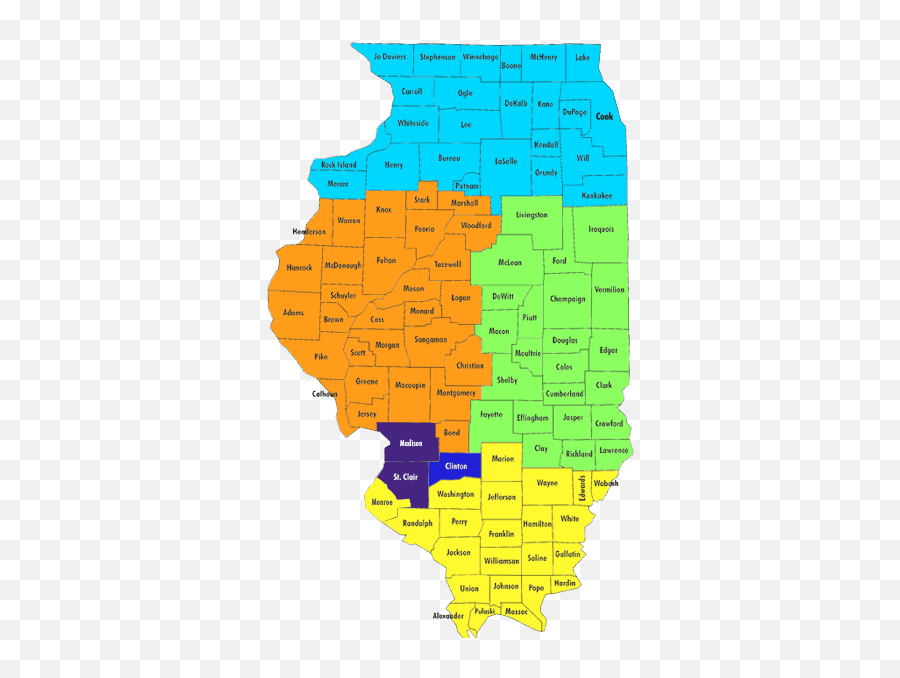 Download Hd Of Illinois - All Counties In Illinois Png,Illinois Png