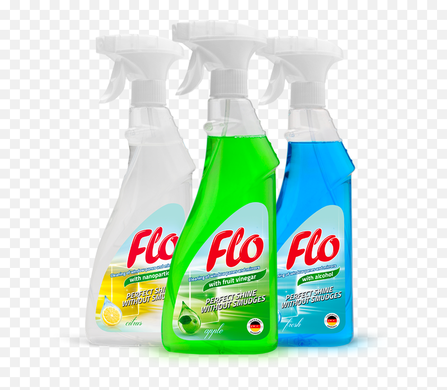 Glass Cleaner Flo Cleaning Liquid - Background Glass Cleaner Png,Glass Shine Png