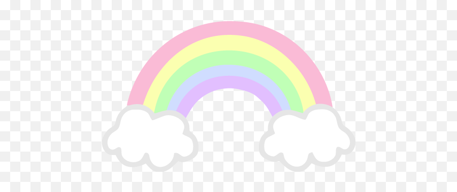Kids Wall Stickers Rainbow Pastel Colors - Pastel Color Rainbow Png,Pastel Rainbow Png