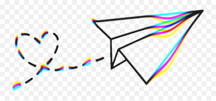 Paper Plane Drawing - Aesthetic Paper Airplane Png,Paper Airplane Png