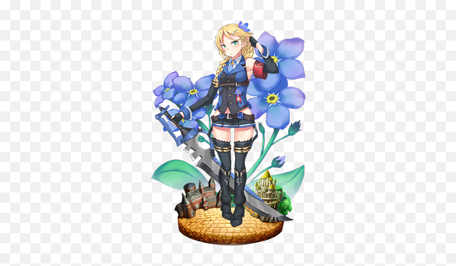 Forget - Flower Knight Girl Forget Me Not Png,Forget Me Not Png