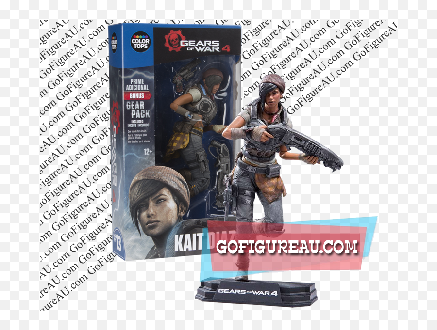 Kait Diaz Gears Of War U2013 Go Figure Au - Daena Planet Of The Apes Action Figure Png,Gears Of War Logo Png