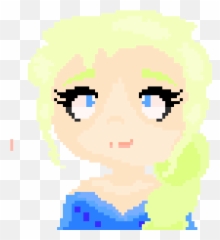 Elsa - Frozen Pixel Art Maker Cartoon png